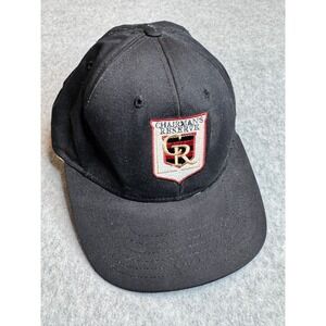 Chairman's Reserve Hat ProLine USA Made Black Baseball Cap Embroidered Logo L/XL